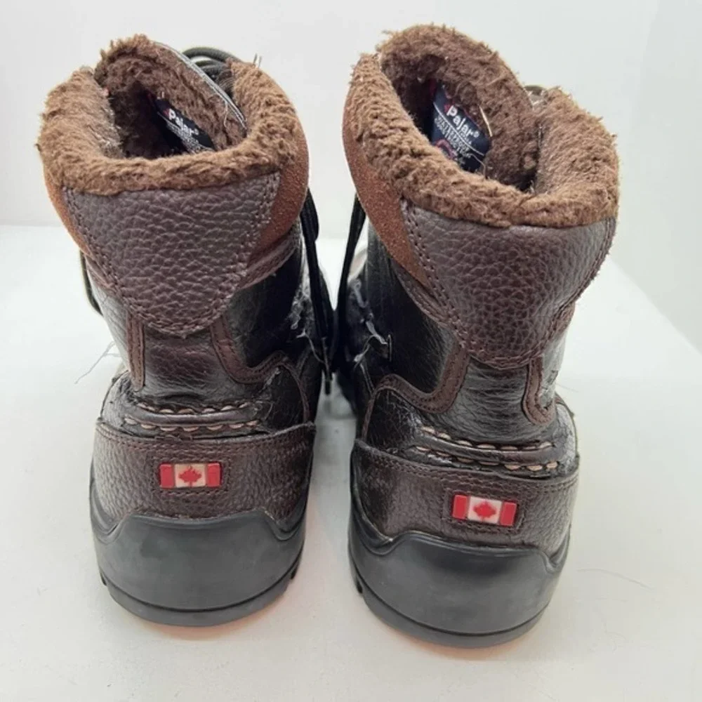 Pajar Bolle Waterproof brown Leather Winter Boots insulated men's 11 - 11.5